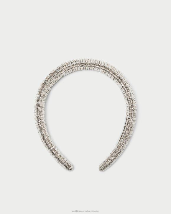 Accessories Champagne Loeffler Randall 044J165 Women Marina Puffy Headband