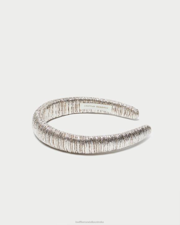 Accessories Champagne Loeffler Randall 044J165 Women Marina Puffy Headband