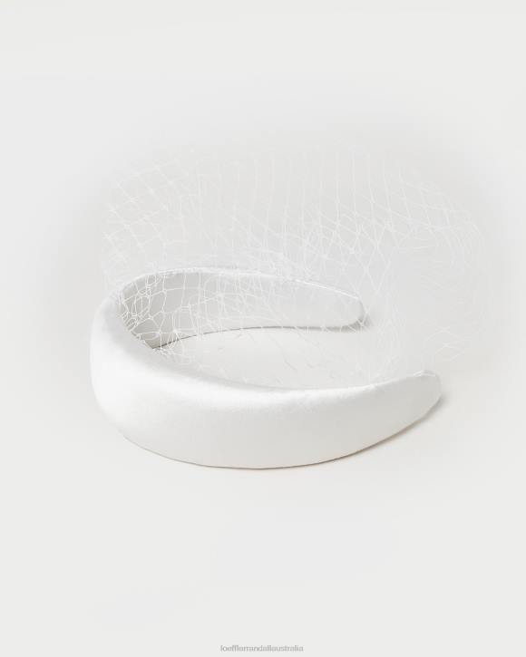 Accessories Cream Loeffler Randall 044J149 Women Adora Veiled Headband