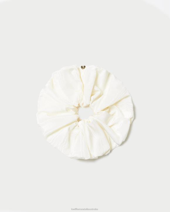 Accessories Cream Loeffler Randall 044J150 Women Astrid Oversized Scrunchie
