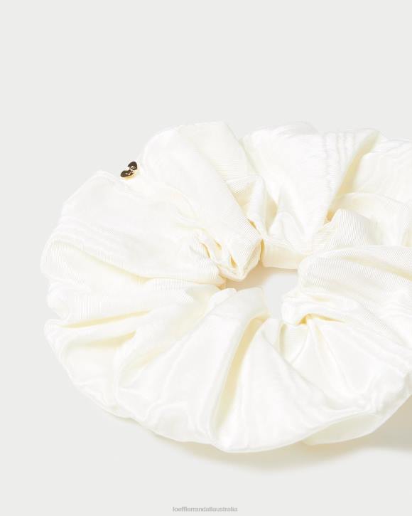 Accessories Cream Loeffler Randall 044J150 Women Astrid Oversized Scrunchie