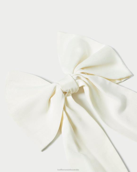 Accessories Cream Loeffler Randall 044J160 Women Cherie Oversized Hair Bow