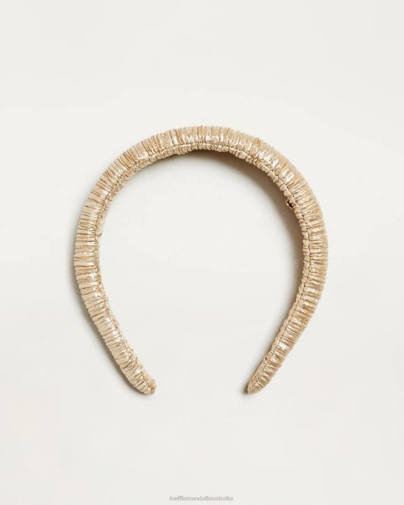 Accessories Gold Loeffler Randall 044J138 Women Marina Puffy Headband