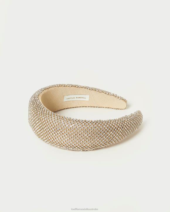 Accessories Gold Loeffler Randall 044J141 Women Bellamy Diamante Headband
