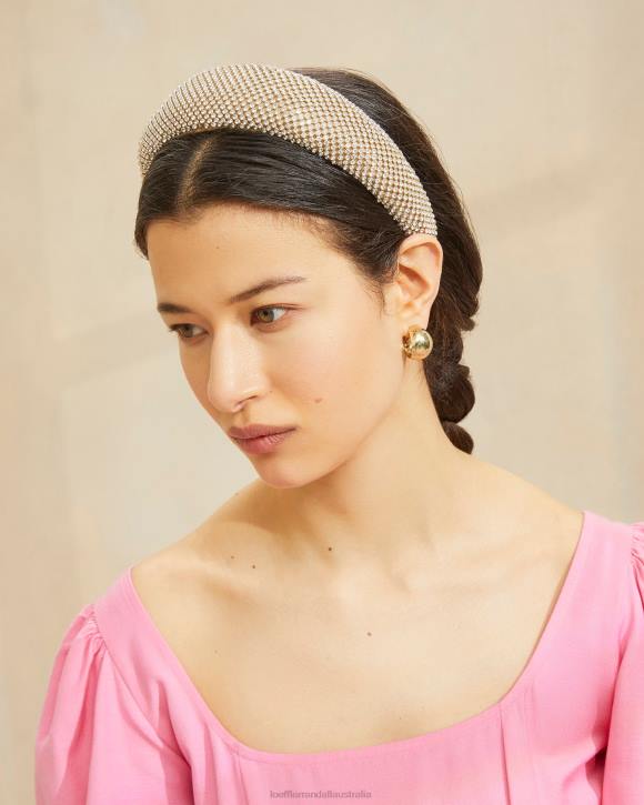 Accessories Gold Loeffler Randall 044J141 Women Bellamy Diamante Headband