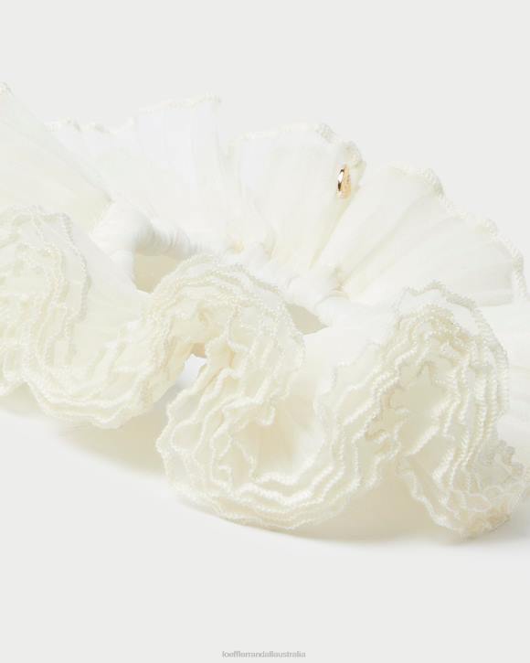 Accessories Pearl Loeffler Randall 044J161 Women Emmy Pleated Layer Scrunchie