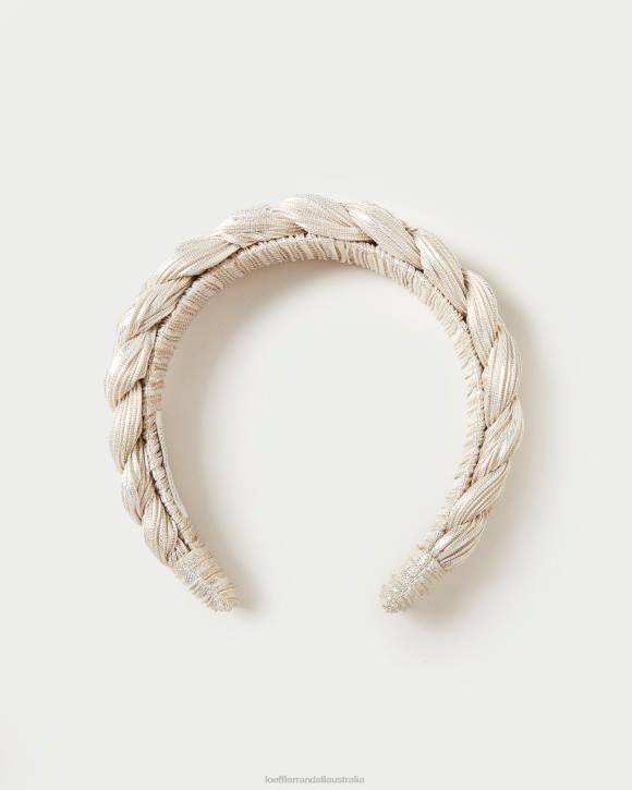 Accessories Platinum Loeffler Randall 044J140 Women Lilac Braided Headband