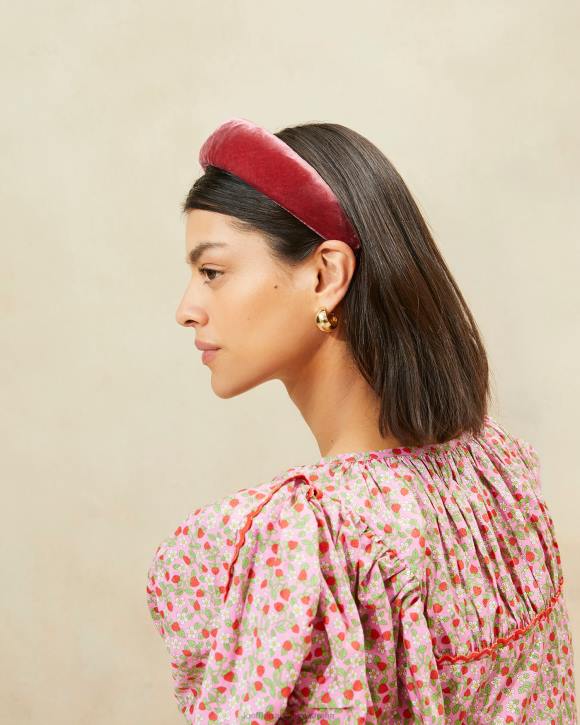 Accessories Tea Rose Loeffler Randall 044J152 Women Bellamy Velvet Headband