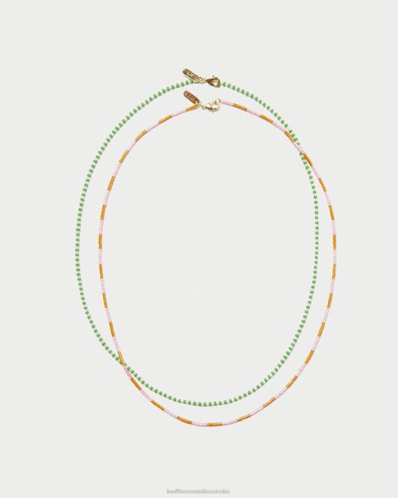 Accessories Bright Multi Loeffler Randall 044J408 Women Soo Beaded Necklace Set
