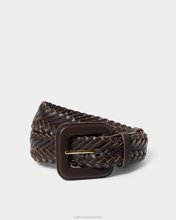 Accessories Chocolate Loeffler Randall 044J168 Women Oliver Thin Belt