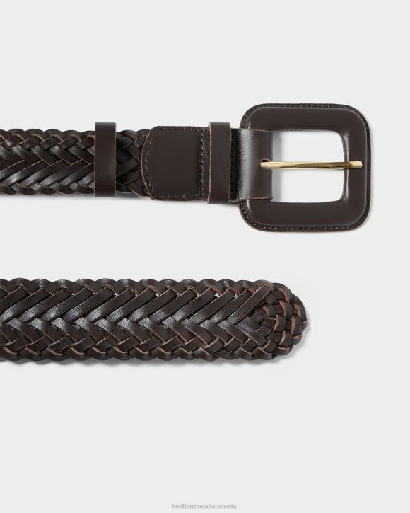 Accessories Chocolate Loeffler Randall 044J168 Women Oliver Thin Belt