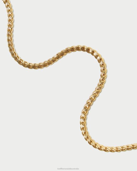 Accessories Gold Loeffler Randall 044J409 Women Allegra Lock Chain Necklace