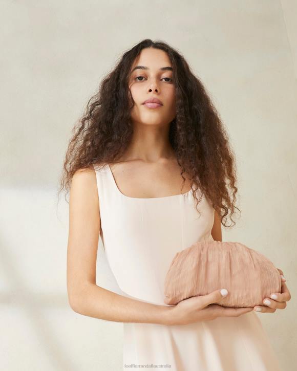 Bags Beauty Loeffler Randall 044J358 Women Bailey Pleated Dome Clutch