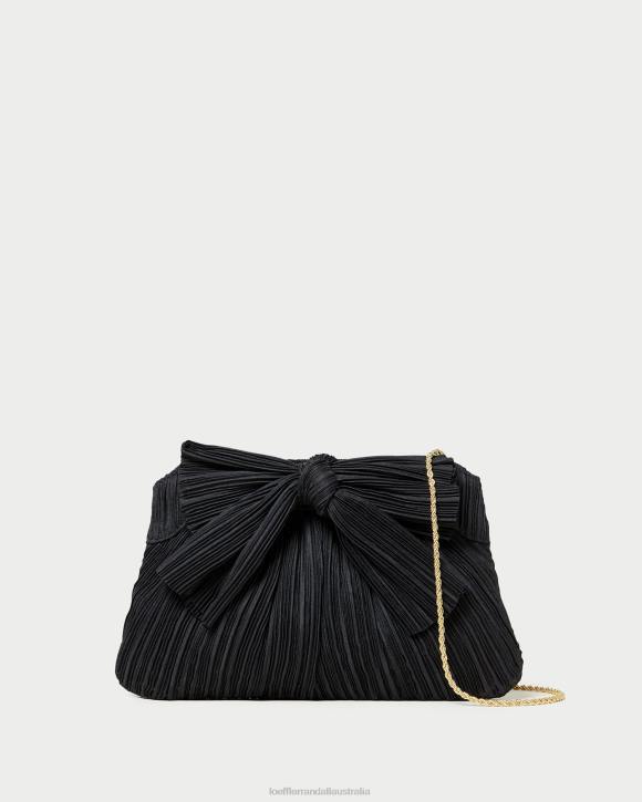 Bags Black Loeffler Randall 044J350 Women Rayne Bow Clutch