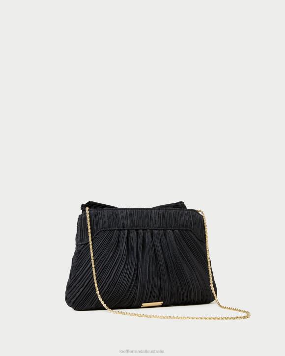 Bags Black Loeffler Randall 044J350 Women Rayne Bow Clutch