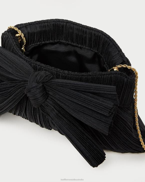 Bags Black Loeffler Randall 044J350 Women Rayne Bow Clutch