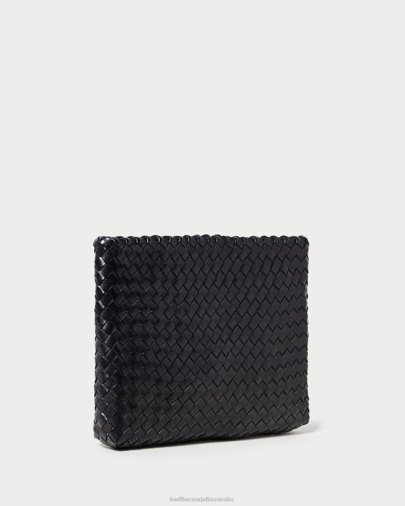 Bags Black Loeffler Randall 044J352 Women Marissa Flat Woven Clutch