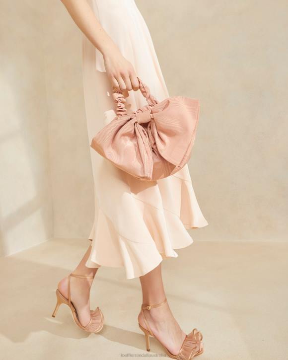 Bags Blush Loeffler Randall 044J381 Women Sierra Mini Bow Clutch