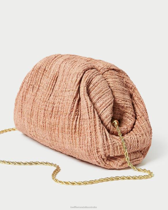 Bags Blush Loeffler Randall 044J387 Women Bailey Pleated Dome Clutch