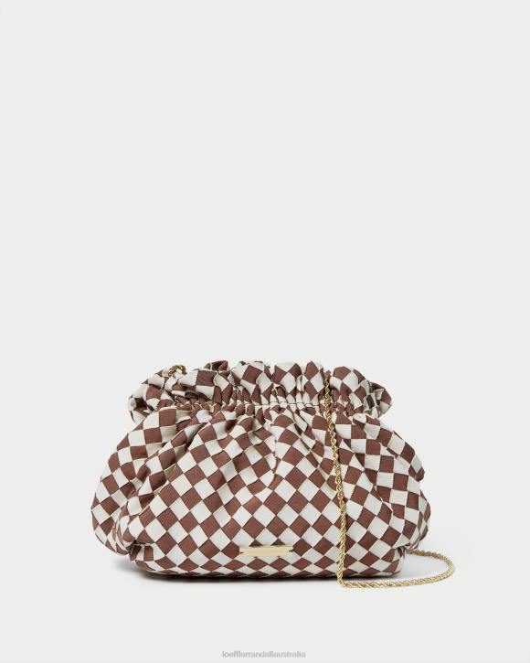 Bags Brown/Cream Loeffler Randall 044J383 Women Willa Mini Pouch