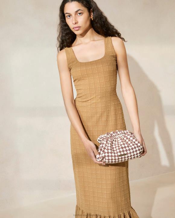 Bags Brown/Cream Loeffler Randall 044J383 Women Willa Mini Pouch