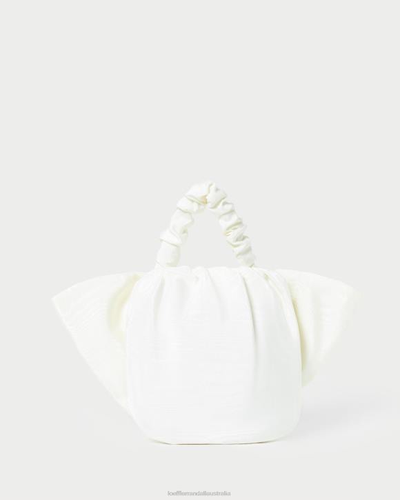 Bags Cream Loeffler Randall 044J396 Women Sierra Mini Bow Clutch