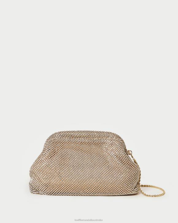 Bags Gold Loeffler Randall 044J337 Women Doreen Diamante Frame Pouch