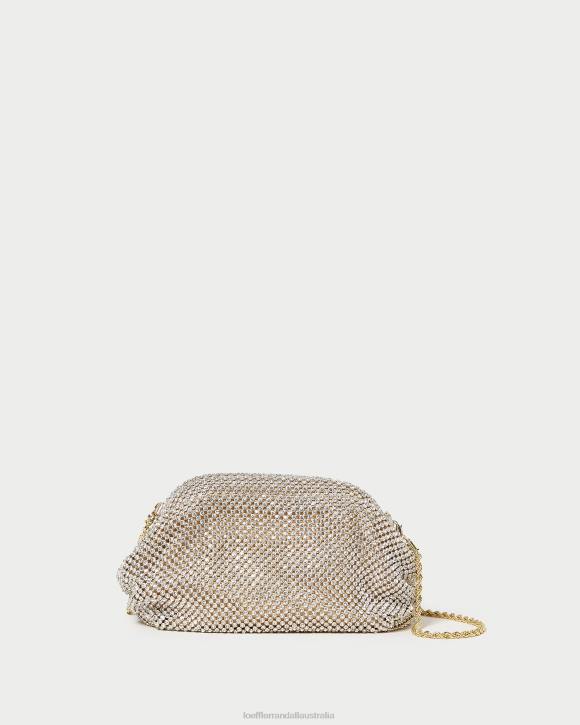 Bags Gold Loeffler Randall 044J356 Women Doris Diamante Mini Pouch