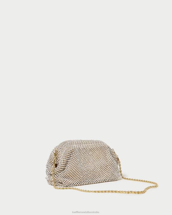 Bags Gold Loeffler Randall 044J356 Women Doris Diamante Mini Pouch