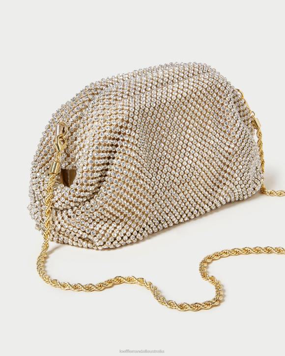 Bags Gold Loeffler Randall 044J356 Women Doris Diamante Mini Pouch
