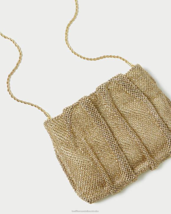 Bags Hay Loeffler Randall 044J385 Women Ember Diamante Gathered Clutch