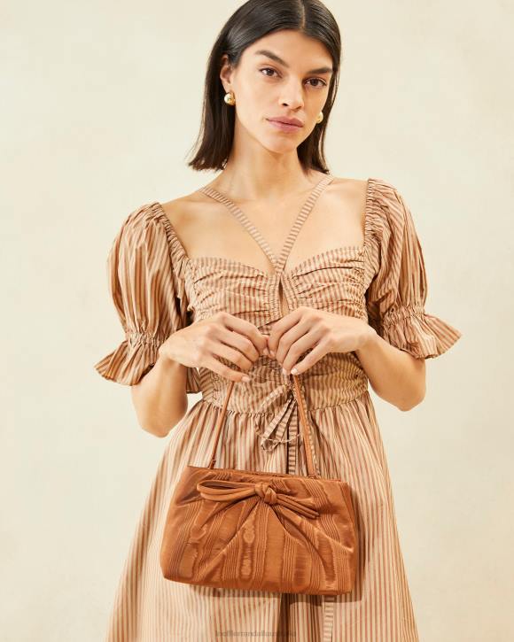 Bags Nutmeg Loeffler Randall 044J379 Women Iona Puffed Bow Clutch