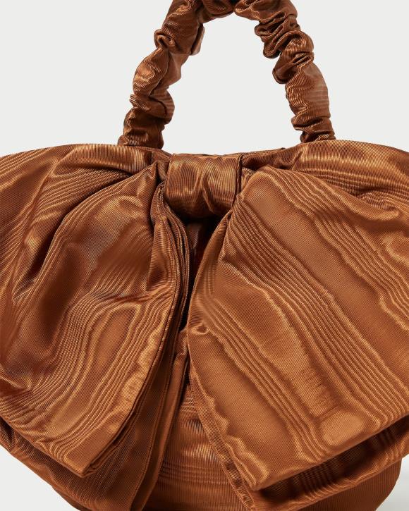Bags Nutmeg Loeffler Randall 044J382 Women Sierra Mini Bow Clutch