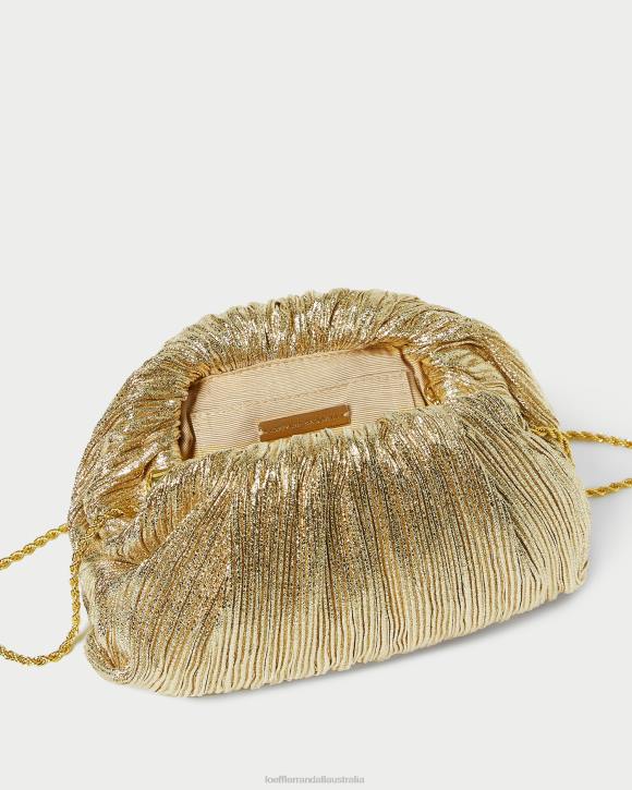 Bags Oro Loeffler Randall 044J397 Women Bailey Pleated Dome Clutch