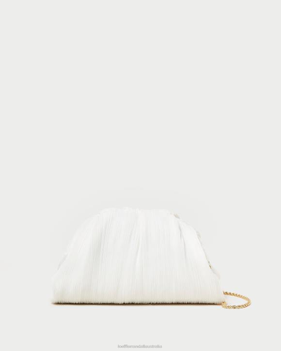 Bags Pearl Loeffler Randall 044J360 Women Bailey Pleated Dome Clutch