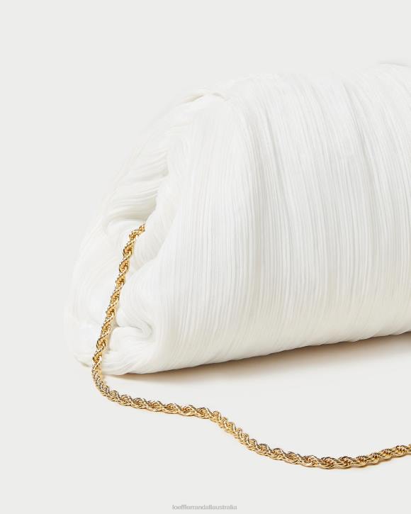Bags Pearl Loeffler Randall 044J360 Women Bailey Pleated Dome Clutch