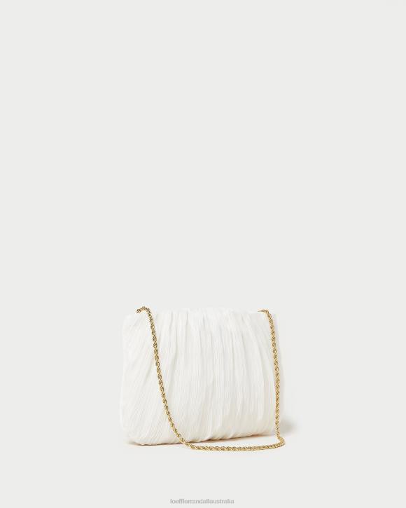 Bags Pearl Loeffler Randall 044J362 Women Brit Flat Pleated Clutch