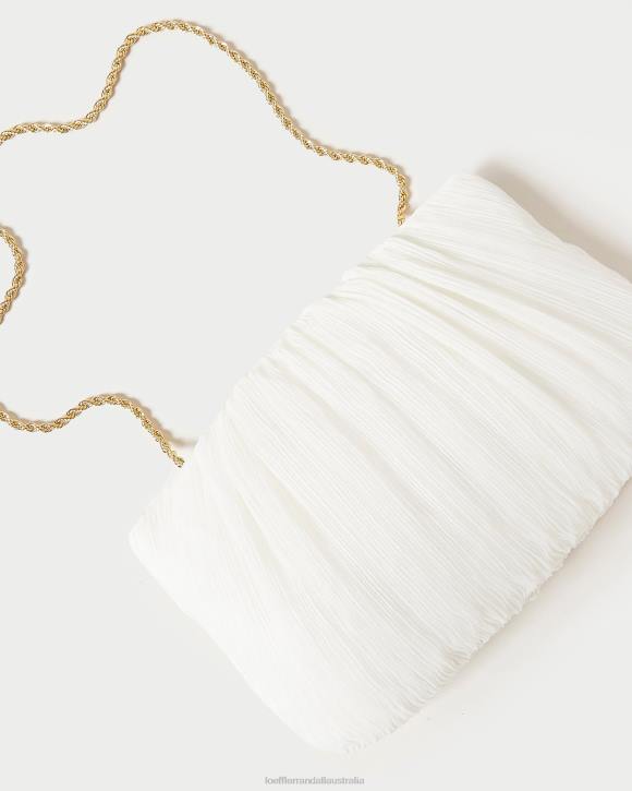 Bags Pearl Loeffler Randall 044J362 Women Brit Flat Pleated Clutch