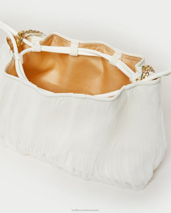 Bags Pearl Loeffler Randall 044J371 Women Layne Rhinestone Pleated Pouch