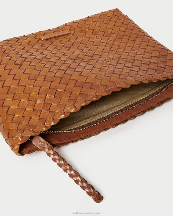 Bags Timber Loeffler Randall 044J353 Women Marissa Flat Woven Clutch