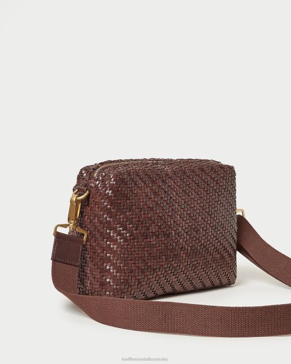 Bags Chocolate Loeffler Randall 044J327 Women Patricia Woven Camera Bag