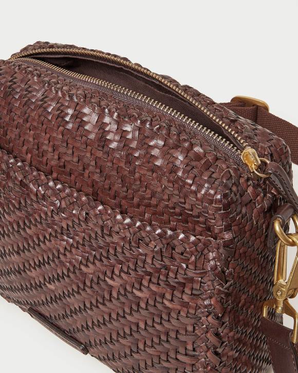 Bags Chocolate Loeffler Randall 044J327 Women Patricia Woven Camera Bag