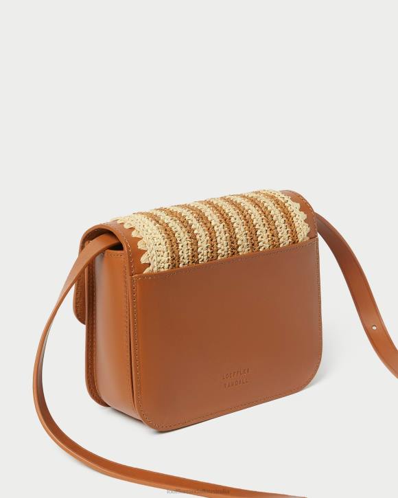 Bags Natural/Brown/Cognac Loeffler Randall 044J328 Women Kenton Crocheted Crossbody