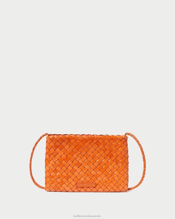 Bags Tangerine Loeffler Randall 044J329 Women Marison Woven Crossbody