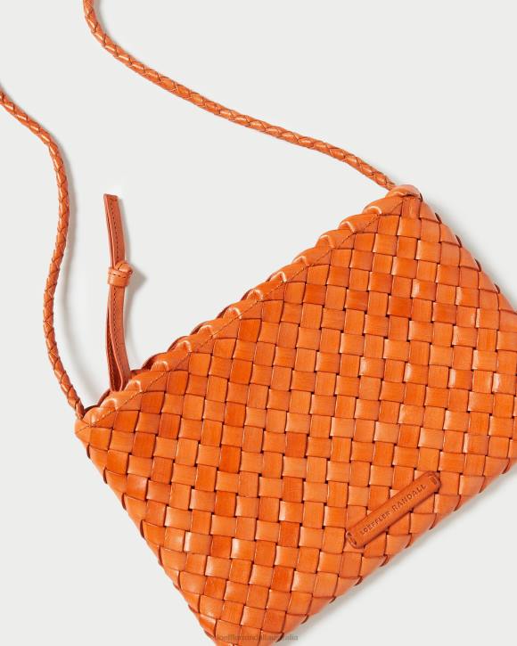 Bags Tangerine Loeffler Randall 044J329 Women Marison Woven Crossbody
