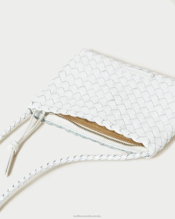 Bags White Loeffler Randall 044J330 Women Marison Woven Crossbody