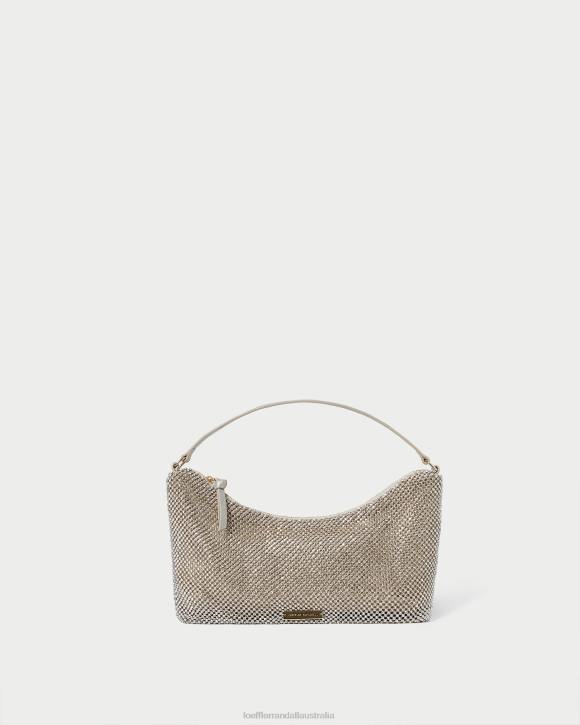 Bags Gold Loeffler Randall 044J399 Women Cam Diamante Baguette Bag