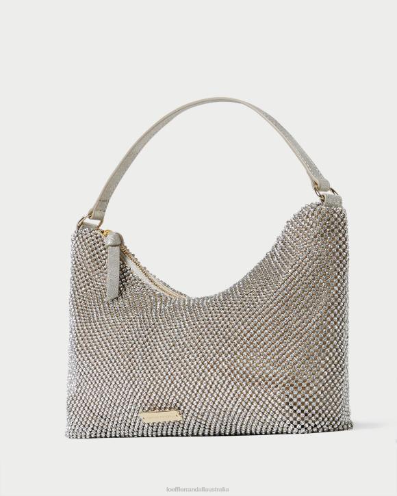 Bags Gold Loeffler Randall 044J399 Women Cam Diamante Baguette Bag