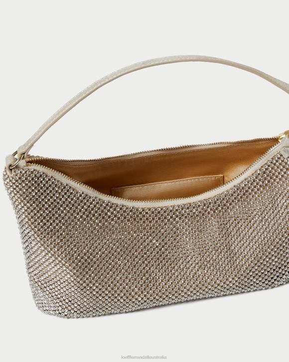Bags Gold Loeffler Randall 044J399 Women Cam Diamante Baguette Bag