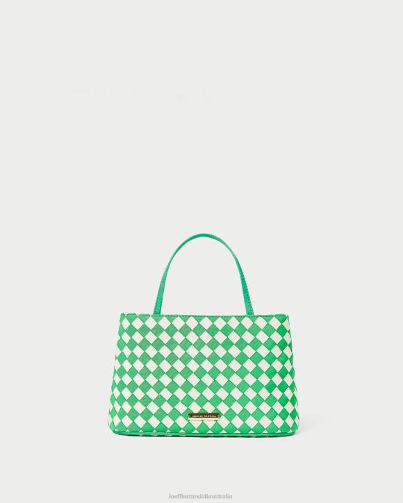 Bags Green/Cream Loeffler Randall 044J320 Women Minnow Mini Tote